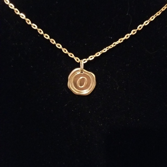 Miranda's Paparazzi Style Jewelry - Gold Necklace with Initial O Charm Miranda's Paparazzi Style Jewelry - Gold Necklace with Initial O Charm